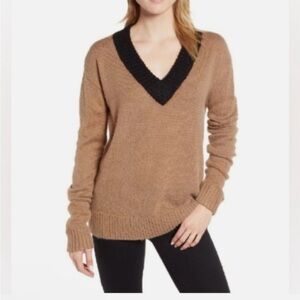Rebecca Minkoff Size Small brown and black sweater NWT